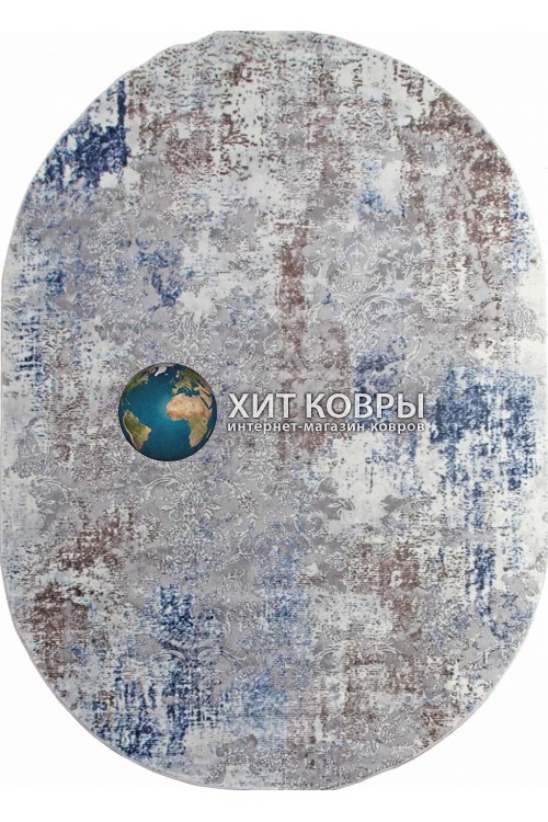Турецкий ковер Armina 03853 Голубой овал
